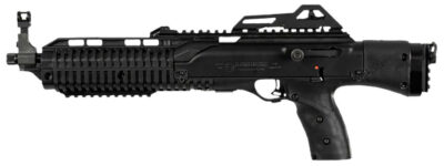 Hi-Point 4595P 4595P  45 ACP 9+1 14.95″ Black Threaded Barrel, Black Powdercoat Polymer Receiver w/Picatinny Rail, Picatinny Rail Forend, No Brace, Rear Picatinny Rail, Black Plastic Grip