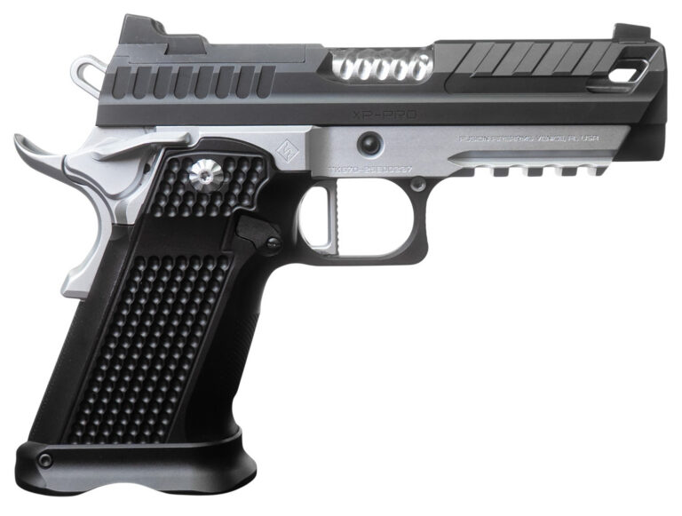 Fusion Firearms XP9BLKC10 XP Pro Sports South Exclusive 9mm Luger 10+1 4″ Bull Barrel Steel Optic Cut/Serrated/Vent Cut Slide Steel Frame w/Picatinny Rail Aluminum Grip RMR Footprint Fusion Firearms XP9BLKC10 XP Pro Sports South Exclusive 9mm Luger 10+1 4″ Bull Barrel Steel Optic Cut/Serrated/Vent Cut Slide Steel Frame w/Picatinny Rail Aluminum Grip RMR Footprint