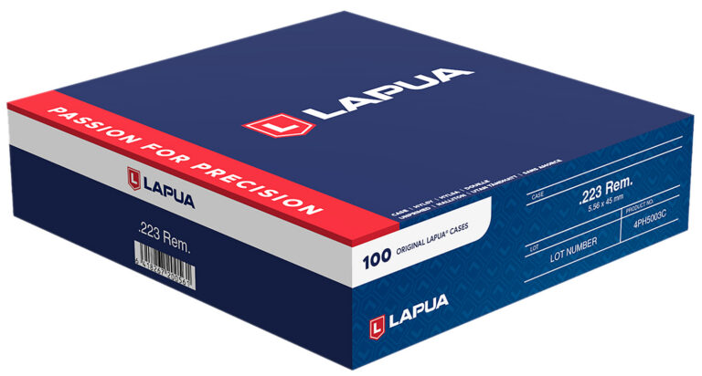 LAPUA .223 REM MATCH 100/BOX BRASS LAPUA .223 REM MATCH 100/BOX BRASS