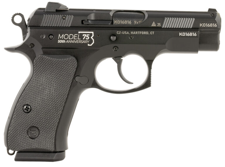 CZ-USA 01132 75D 50th Anniversary Compact Frame 9mm Luger 10+1