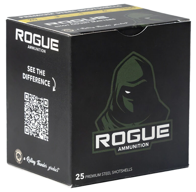 Rogue Ammunition RA-20-1-4S 20Gauge 3″ 1oz 4Shot 25 Per Box/10 Case Rogue Ammunition RA-20-1-4S 20Gauge 3″ 1oz 4Shot 25 Per Box/10 Case