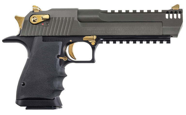 Desert Eagle L6 .50AE 6″ Blk/Milspec Grn 7rd
