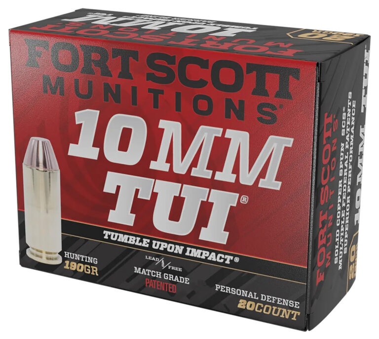 Fort Scott Munitions 10MM-190-SCV2 Claw Defense 10mm 190gr Solid Copper Spun 20 Per Box/25 Case Fort Scott Munitions 10MM-190-SCV2 Claw Defense 10mm 190gr Solid Copper Spun 20 Per Box/25 Case