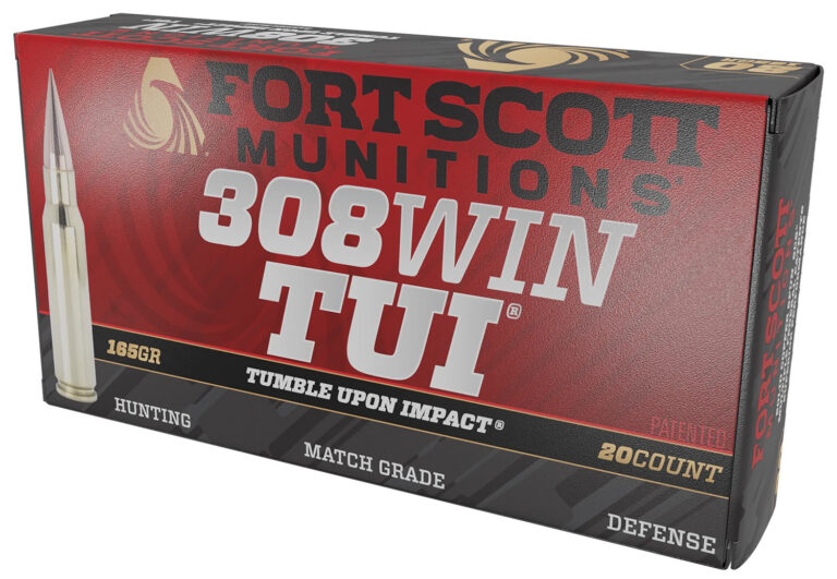 Fort Scott Munitions 308-165-SCV22 Tumble Upon Impact (TUI) 308Win 165gr Solid Copper Spun 20 Per Box/10 Case Fort Scott Munitions 308-165-SCV22 Tumble Upon Impact (TUI) 308Win 165gr Solid Copper Spun 20 Per Box/10 Case