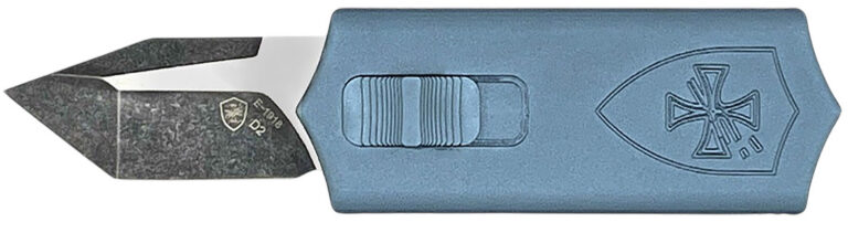 Templar Knife SMCAGB221 Sentinel Money Clip 1.88″ OTF Tanto Plain Black Oxide Stonewashed Powder Coated D2 Steel Blade, 3.41″ Blue Anodized Aluminum Handle Templar Knife SMCAGB221 Sentinel Money Clip 1.88″ OTF Tanto Plain Black Oxide Stonewashed Powder Coated D2 Steel Blade, 3.41″ Blue Anodized Aluminum Handle