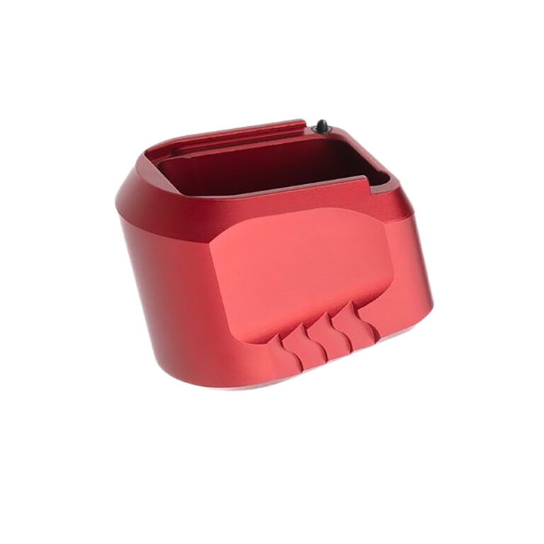 Tyrant CNC TDMPMAGEXFSRED Magazine Extension Fits S&W M&P 9/40 5rd Compatible w/ Full-Size M&P 1.0/2.0 frames Red Aluminum Tyrant CNC TDMPMAGEXFSRED Magazine Extension Fits S&W M&P 9/40 5rd Compatible w/ Full-Size M&P 1.0/2.0 frames Red Aluminum