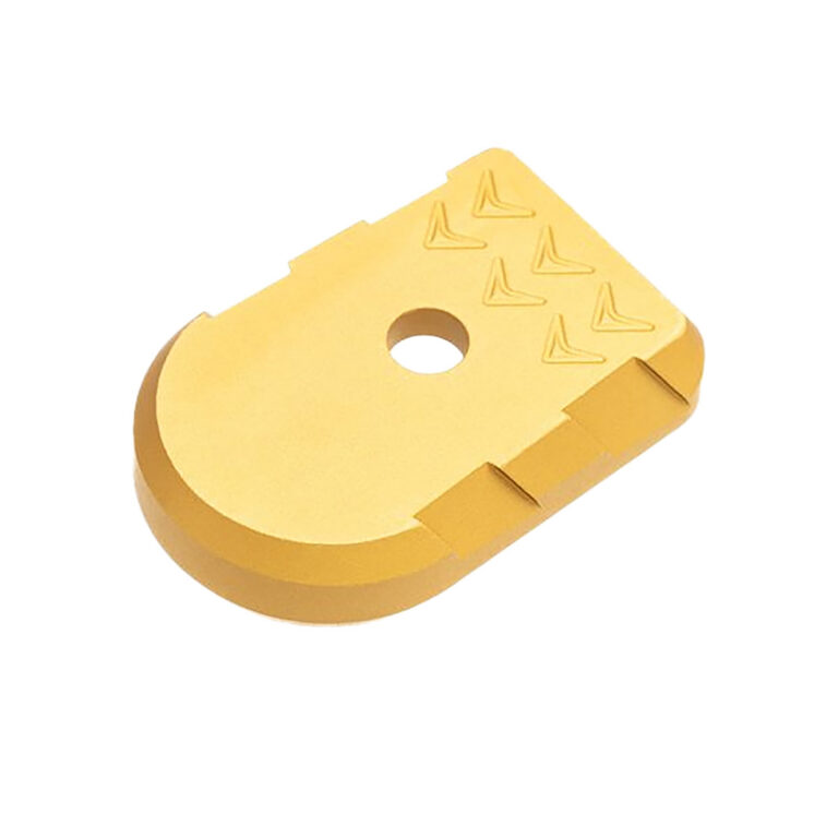 Tyrant CNC TDP365BPMACROGOLD P365-XMACRO Base Plate Gold Compatible w/ 17-Round XMacro Mags Tyrant CNC TDP365BPMACROGOLD P365-XMACRO Base Plate Gold Compatible w/ 17-Round XMacro Mags