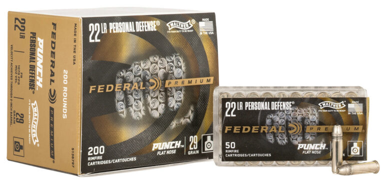 Walther Arms PD22L1 Punch 22LR Flat Nose 200 Per Box/10 Case Walther Arms PD22L1 Punch 22LR Flat Nose 200 Per Box/10 Case