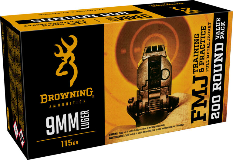 Browning Ammo B1918000969mm Luger 115gr Full Metal Jacket 200 Per Box/5 Case *Bulk Pack Browning Ammo B1918000969mm Luger 115gr Full Metal Jacket 200 Per Box/5 Case *Bulk Pack