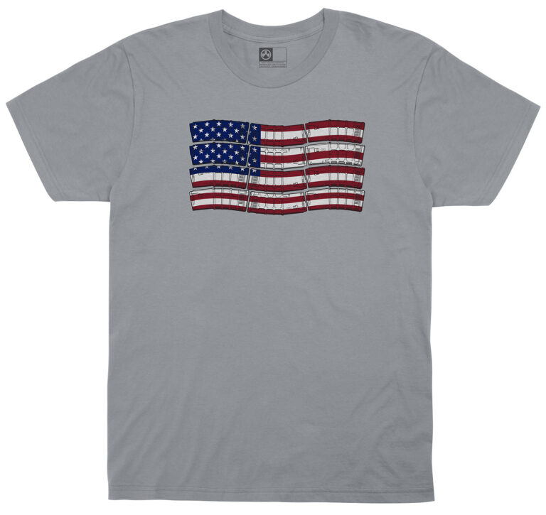 Magpul MAG1180-010 American Flag Charcoal Gray Cotton/Polyester Short Sleeve Small Magpul MAG1180-010 American Flag Charcoal Gray Cotton/Polyester Short Sleeve Small