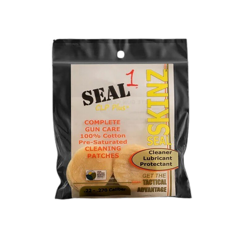 Seal 1 SS-10 Seal SKINZ Cleaning Patches/Cloths 270-30 Cal 1.75″ Cotton Seal 1 SS-10 Seal SKINZ Cleaning Patches/Cloths 270-30 Cal 1.75″ Cotton