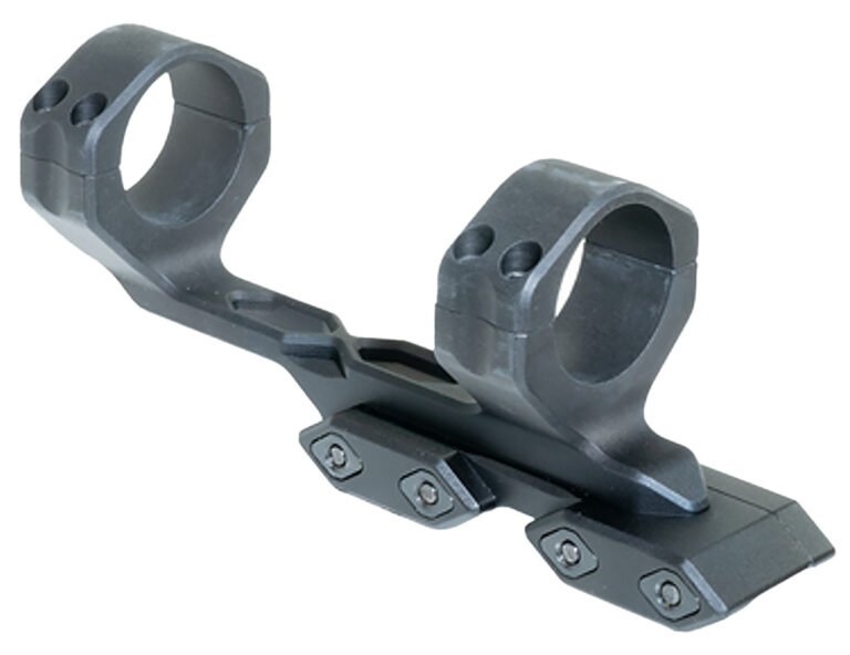 Timber Creek Outdoors E1CSM1BL20MOA Enforcer Cantilever Scope Mount Picatinny Rail Black Aluminum 20 MOA