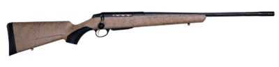 Tikka JRTXRT320 T3x Roughtech 30-06 Springfield 3+1 24.30″ Black Fluted Threaded Barrel, Black Steel Drilled & Tapped Receiver, Tan Roughtech Synthetic Stock, Right Hand
