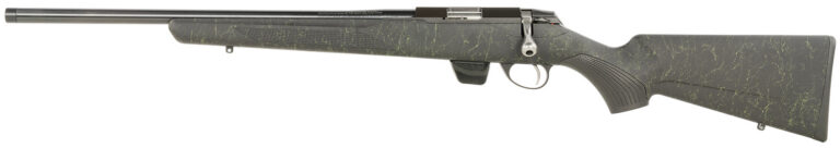 Tikka JRT1XRT409 T1X Roughtech 17 HMR 10+1 20″ Blued Threaded Barrel, Blued Drilled & Tapped Receiver, Emerald Roughtech Synthetic Stock, Left Hand Tikka JRT1XRT409 T1X Roughtech 17 HMR 10+1 20″ Blued Threaded Barrel, Blued Drilled & Tapped Receiver, Emerald Roughtech Synthetic Stock, Left Hand