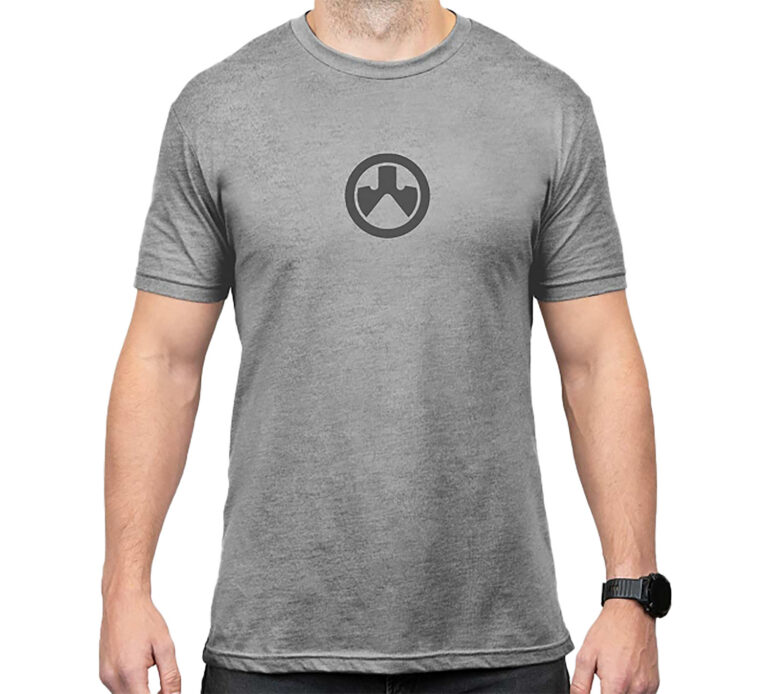 Magpul MAG1115-041-3XL Icon Logo Stone Gray Heather Cotton/Polyester Short Sleeve 3XL Magpul MAG1115-041-3XL Icon Logo Stone Gray Heather Cotton/Polyester Short Sleeve 3XL
