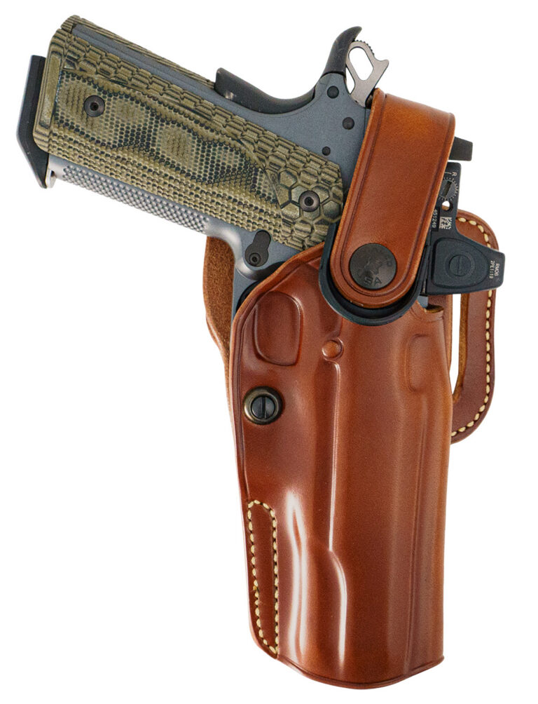 Galco APO224R APO Strongside/Crossdraw OWB Tan Steerhide Fits Glock 17 Gen1-5 Belt Holster Mount Right Hand Galco APO224R APO Strongside/Crossdraw OWB Tan Steerhide Fits Glock 17 Gen1-5 Belt Holster Mount Right Hand