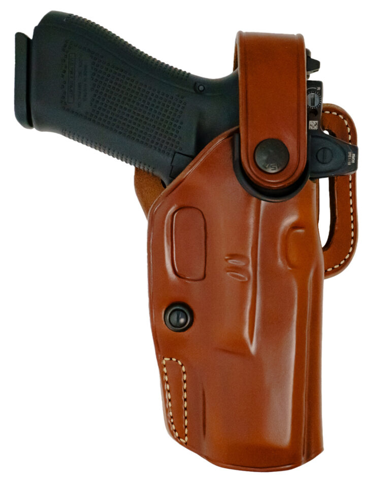 Galco APO226R APO Strongside/Crossdraw OWB Tan Steerhide Fits Glock 19 Gen 1-5 Belt Holster Mount Right Hand Galco APO226R APO Strongside/Crossdraw OWB Tan Steerhide Fits Glock 19 Gen 1-5 Belt Holster Mount Right Hand
