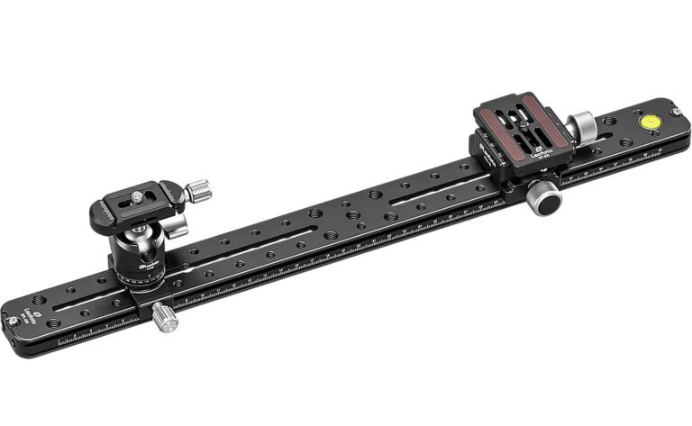Leofoto Usa FDM-04 Binocular Rangefinder Rail Kit Black Aluminum 17.71″ Long