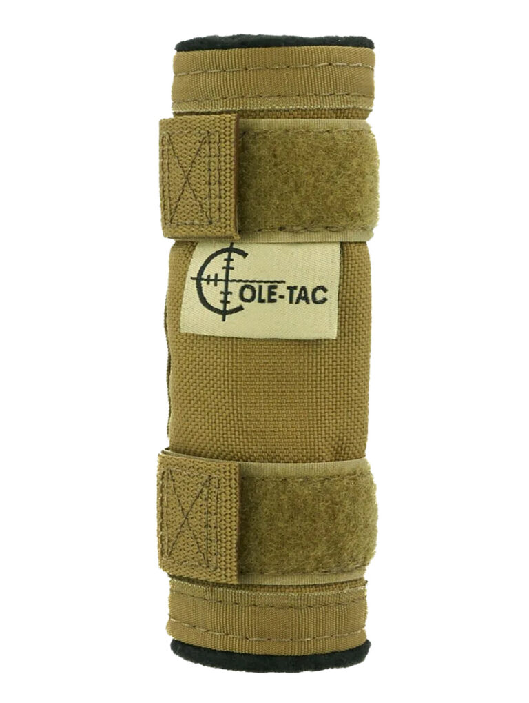 Cole-tac BPC102 Baby Python Suppressor Cover Fits 5″ Long Cordura Nylon Coyote Brown Cole-tac BPC102 Baby Python Suppressor Cover Fits 5″ Long Cordura Nylon Coyote Brown