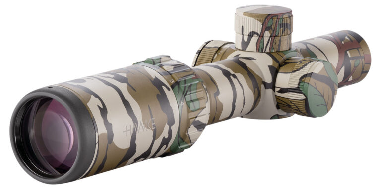 Hawke Sport Optics 14203 Vantage IR Riflescope Mossy Oak Camo 1-4x20mm 1″ Tube Illuminated Red/Green Turkey DOT IR Reticle Hawke Sport Optics 14203 Vantage IR Riflescope Mossy Oak Camo 1-4x20mm 1″ Tube Illuminated Red/Green Turkey DOT IR Reticle