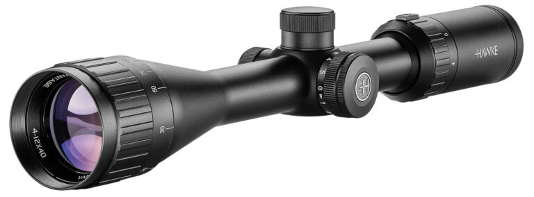 Hawke Sport Optics 14241 Vantage IR Riflescope Black 4-12x40mm 1″ Tube Illuminated Red/Green Rimfire 17 HMR Reticle Hawke Sport Optics 14241 Vantage IR Riflescope Black 4-12x40mm 1″ Tube Illuminated Red/Green Rimfire 17 HMR Reticle