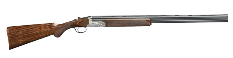 Rizzini USA 2203-41028 Aurum EVO 410 Gauge Break Open 3″ 2rd 28″ Black Over/Under Vent Rib Barrel, Coin Anodized Receiver Engraved w/Game Scene, Fixed Turkish Walnut Stock w/Prince of Whales Grip