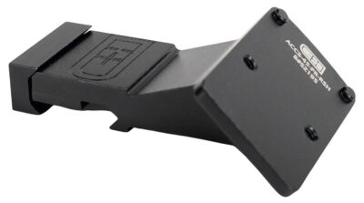 C&H Precision PR45RSH Picatinny Mount Red Dot Optic Mount Black Aluminum Compatible w/ Trijicon RMR/SRO