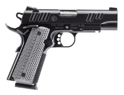 Alpha Foxtrot AA01X1CND-XQBK10 AF1911 Enhanced 9mm Luger 10+1 4.25″ Stainless Bull Barrel, Black QPQ Stainless Steel Serrated Slide, Black QPQ Stainless Steel Checkered Frame w/Beavertail, G10 Grip