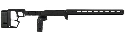 Mdt Sporting Goods Inc 116079BLK ACC Premier Gen2 Chassis Cerakote Black Aluminum Fits Ruger American Rimfire 34.40″ OAL