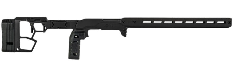 Mdt Sporting Goods Inc 116079BLK ACC Premier Gen2 Chassis Cerakote Black Aluminum Fits Ruger American Rimfire 34.40″ OAL Mdt Sporting Goods Inc 116079BLK ACC Premier Gen2 Chassis Cerakote Black Aluminum Fits Ruger American Rimfire 34.40″ OAL