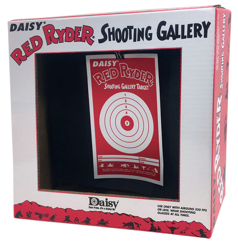 Daisy 993164-302 Red Ryder Shooting Gallery Hanging Paper Airgun Red/White Daisy 993164-302 Red Ryder Shooting Gallery Hanging Paper Airgun Red/White