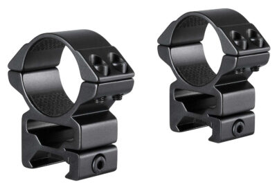 Hawke Sport Optics 22117 Match Mount  Matte Black Anodized Aluminum 30mm Tube, High Weaver