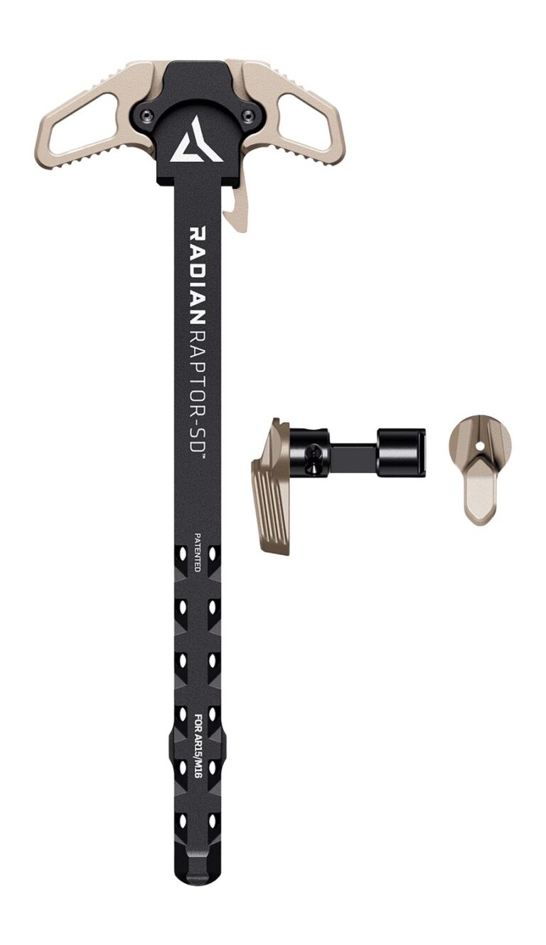Radian Weapons R0940 Raptor SD 45/90 Charging Handle AR-15/M16 Flat Dark Earth Aluminum Ambidextrous Radian Weapons R0940 Raptor SD 45/90 Charging Handle AR-15/M16 Flat Dark Earth Aluminum Ambidextrous