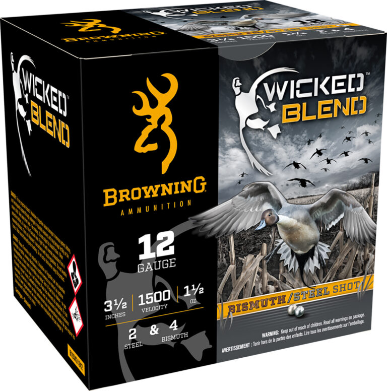 Browning Ammo B193431242 Wicked Blend  12Gauge 3.50″ 1 1/2oz 2/4BI Shot 25 Per Box/10 Case