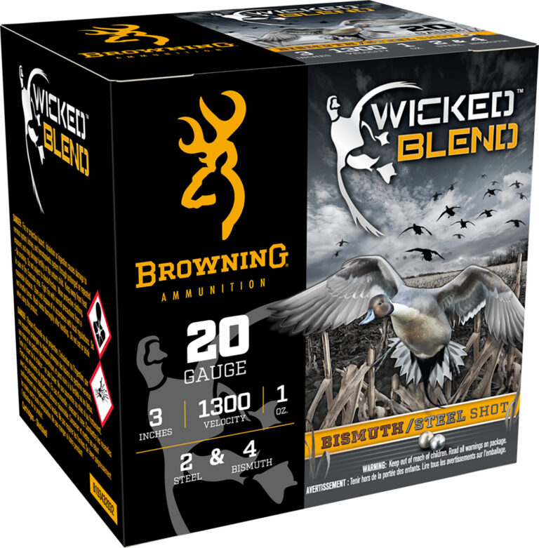 Browning Ammo B193432032 Wicked Blend  20Gauge 3″ 1oz 2/4BI Shot 25 Per Box/10 Case