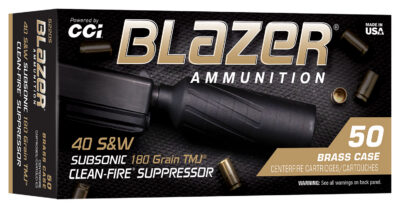 Blazer Brass CF Supp .40 S&W TMJ 180gr