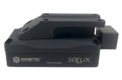 Kinetic Development Group SID5-220 Sidelock Trijicon MRO Mount Black Aluminum Compatible w/ Trijicon MRO/Trijicon MRO Patrol/Burris RT-1X