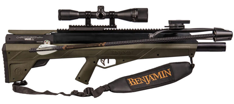 Benjamin BPABMX Airbow M600 Kit PCP 357 Pellet Black Barrel, OD Green Stock, CenterPoint 6x40mm AO Benjamin BPABMX Airbow M600 Kit PCP 357 Pellet Black Barrel, OD Green Stock, CenterPoint 6x40mm AO