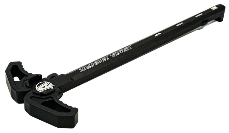 Armaspec ARM162-BLK Victory Charging Handle Black Aluminum Ambidextrous Hand