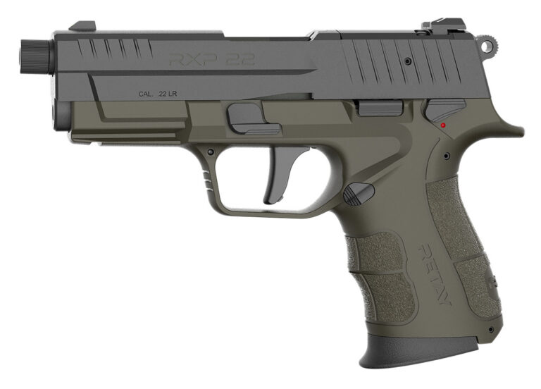 Retay USA RXP22ODBLKS10TH RXP 22 LR 10+1 4″ Threaded Barrel, Black Cerakote Optic Ready/Serrated Slide, OD Green Cerakote Polymer Frame w/Accessory Rail, RMR/RMSc Footprint Retay USA RXP22ODBLKS10TH RXP 22 LR 10+1 4″ Threaded Barrel, Black Cerakote Optic Ready/Serrated Slide, OD Green Cerakote Polymer Frame w/Accessory Rail, RMR/RMSc Footprint