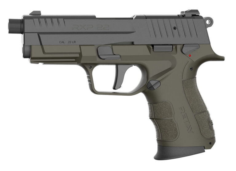 Retay USA RXP22ODBLKS13TH RXP 22 LR 13+1 4″ Threaded Barrel, Black Cerakote Optic Ready/Serrated Slide, OD Green Cerakote Polymer Frame w/Accessory Rail, RMR/RMSc Footprint Retay USA RXP22ODBLKS13TH RXP 22 LR 13+1 4″ Threaded Barrel, Black Cerakote Optic Ready/Serrated Slide, OD Green Cerakote Polymer Frame w/Accessory Rail, RMR/RMSc Footprint