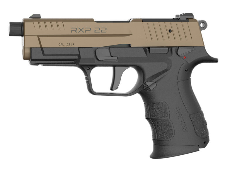 Retay USA RXP22BLKFDES10TH RXP 22 LR 10+1 4″ Threaded Barrel, Flat Dark Earth Cerakote Optic Ready/Serrated Slide, Black Cerakote Polymer Frame w/Accessory Rail, RMR/RMSc Footprint Retay USA RXP22BLKFDES10TH RXP 22 LR 10+1 4″ Threaded Barrel, Flat Dark Earth Cerakote Optic Ready/Serrated Slide, Black Cerakote Polymer Frame w/Accessory Rail, RMR/RMSc Footprint
