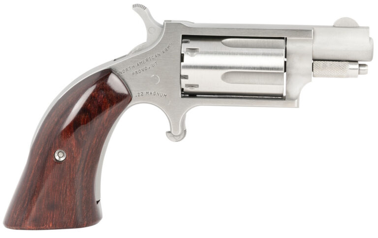 Mini-Rev 22 Mag 1 1/8″ SS/Wd Boot Grip 5-rd Mini-Rev 22 Mag 1 1/8″ SS/Wd Boot Grip 5-rd
