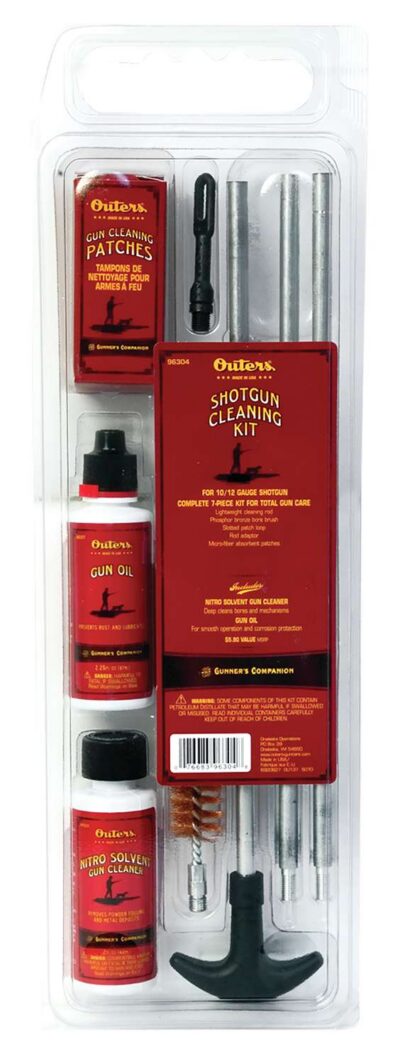 OUTERS SHOTGUN CLEAN KIT 12 GA CLAM PAK ( 6 PER CASE )