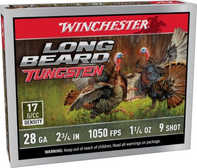 WINCHESTER 28 GA 2-3/4″ #9 LONG BEARD TS17 1-1/4 OZ 5RD/BX 10BX/CS