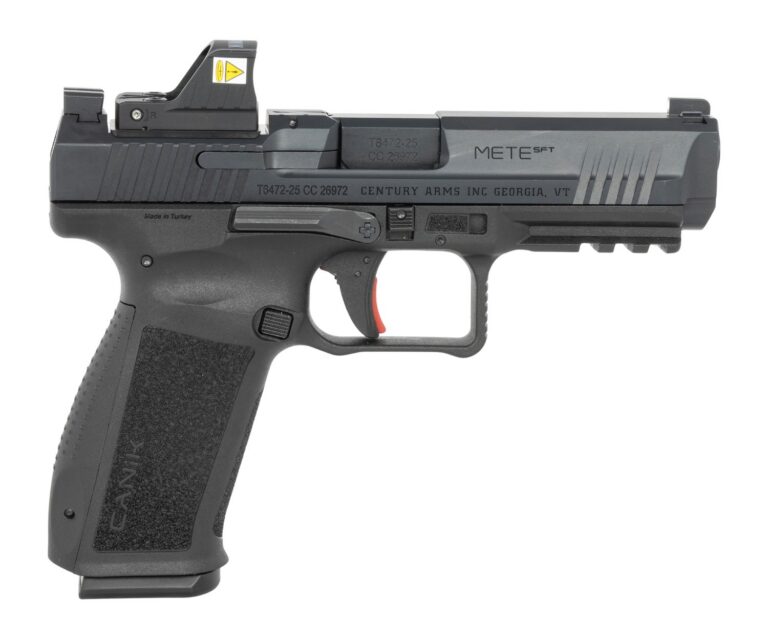 CENTURY CANIK METE SFT ONE SERIES 9MM BLK PSTL 4.46 BRL 1-18RD MAG W/ MECANIK MO1 OPTIC