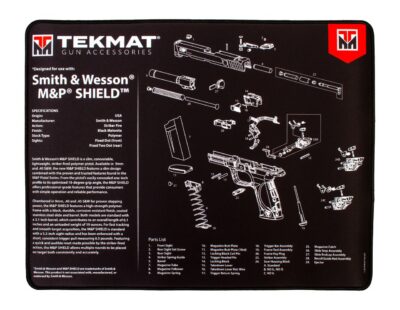 TEKMAT ULTRA PSTL MAT S&W SHIELD BLK