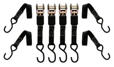 MUDDY MUD-SDRS10-4PK  1″X10’STD DUTY RATCHET STRAP