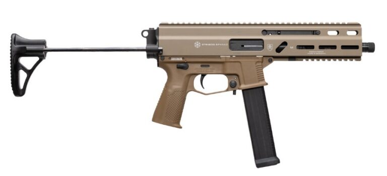 GRAND POWER STRIBOG SP45A3 .45 ACP 8IN BARRELSBR PDW FDE GRAND POWER STRIBOG SP45A3 .45 ACP 8IN BARRELSBR PDW FDE