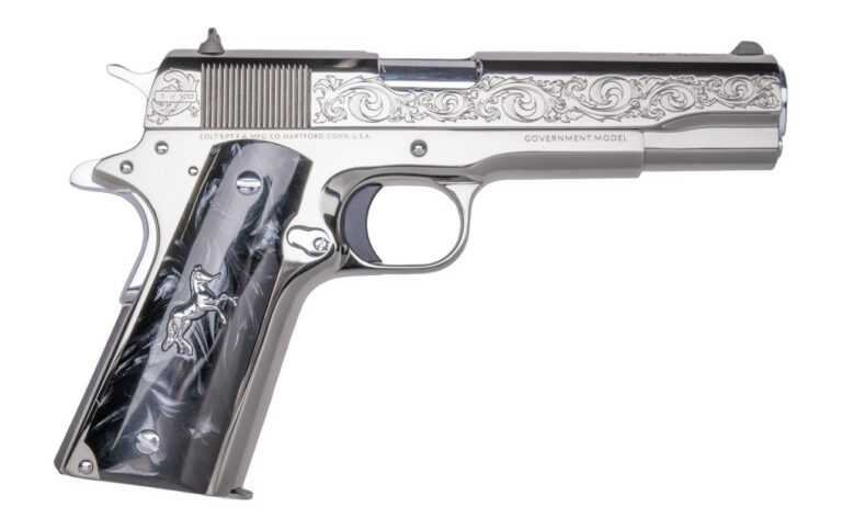 CNC COLT 1911 WARHORSE 45ACP 5IN BARREL 9RD BLUED ENGRAVED 1 OF 300 CNCWARHORSE CNC COLT 1911 WARHORSE 45ACP 5IN BARREL 9RD BLUED ENGRAVED 1 OF 300 CNCWARHORSE